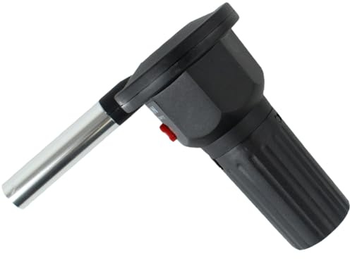 OSALADI Souffleur de Feu Électrique Portable en Abs et Aluminium, Souffleur de Barbecue Extérieur Léger 1 Pc, Outil de Soufflage pour Barbecue et Camping, Allume-feu Rapide pour Grillades