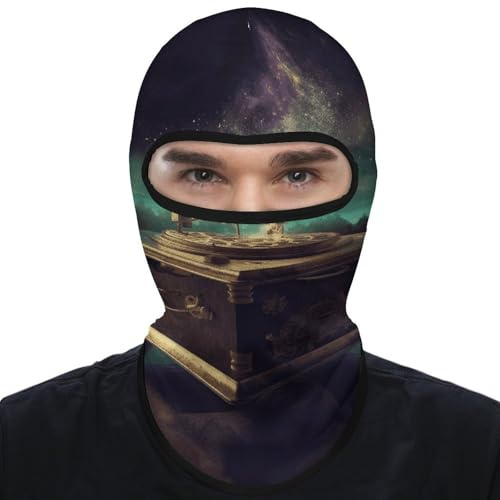 Dream Music Box Balaclava Ski Mask Sun Protection Face Cover Motorcycle Cycling Bike Bandana Breathable Full Head Mask Unisex Adult Balaclava Face Mask Skateboard Head Sock