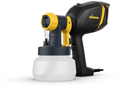 WAGNER Pistola a Spruzzo Wood&Metal Sprayer W 150, per Smalti e Velature- Ambiente Interno/Esterno, Resa 5 M²-10 Min, Capacità 600 Ml, 300 W