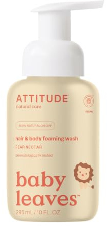 Champú y Gel bebés eco 2 en 1 fragancia Nectar de Pera Attitude 295 ml