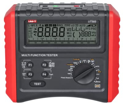 Multifunktionsmätare för elektriker UT593 MIE0164