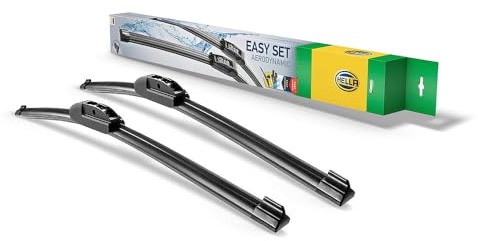 HELLA 9XW 358 164-261 Easy Set Upgrade Limpiaparabrisas - SetUP5550 - Escobilla con hoja plana - para vehic. dirección izquierda - 550/500mm - 22/20 - delante - Cant.: 2