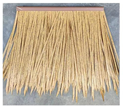 YYXDMFY Simulation thatch Tile Plastic thatched Fireproof Artificial Straw thatched Pavilion roof Decoration Fake Straw Man-Made Thatch Durable Simulation thatch Tile (Color : Yellow15, Size : 8pcs)
