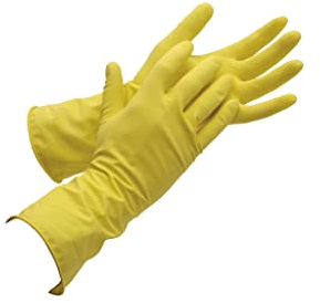 Cofan Guantes de látex flocado | Agarre y sujeción óptimos | Protegen y cuidan la piel | Ideal para tareas de limpieza | Mejoran el agarre y la fricción
