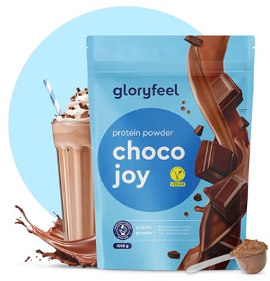 Proteine in Polvere Vegane 1 kg, 21g Proteine, Aumento Crescita Muscolare*, Gusto Cioccolato, Proteine Vegetali Isolate in Polvere di Pisello, Fagiolo e Girasole, Zucchero e Lattosio