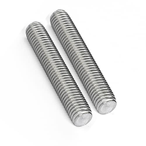 Tige entièrement filetée, tige de barre filetée de goujon, attaches de goujons de barre de tige entièrement filetées M8 en acier inoxydable longueur 5,9 pouces 2 pièces, M8*190 (2 pièces) (Size : M8*