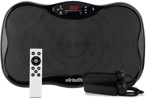VirtuFit Plaque vibrante Fitness - Fitness Powerplate - 10 programmes d'entraînement - 99 vitesses - Appareil d'entraînement de condition physique