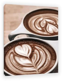 MYCGGDGH Quadro Caffè Vintage-Caffè Stampa su Tela Canvas da Parete-Busty Coffee-Quadro Casa Soggiorno Macinino Ristorante Bar Cucina Caffe Vintage Telaio interno 80x115cm(31x45 pollici)