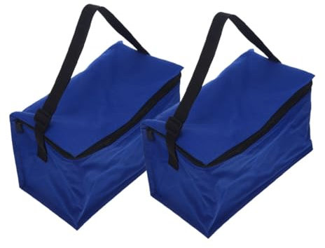 ABOOFAN 2stücke Kühltasche Isoliert Für Mittagessen Lunchtasche Dekorativem Design Tragbare Kühlbox Für Camping Und Reise Praktische Lebensmittel Lagerung Tasche