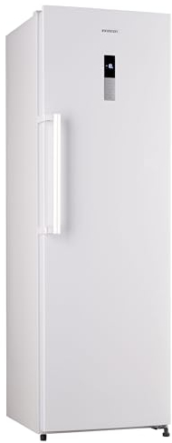 INFINITON Congelador Vertical CV-265L85, 282 Litros, 185 cm, No Frost, E, No Frost Technology, Fast freezing,Alarma óptica y acústica de puerta abierta, Fabricador de hielo (Blanco || CV-265L85WEM)