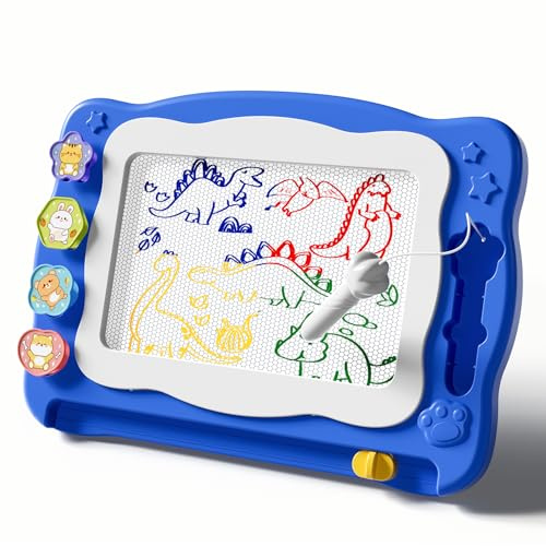 Magnetisches Zeichenbrett Großes Doodle Board Kleinkind Spielzeug für Mädchen Jungen 3 4 5 6 7 Jahre alte Kinder, Vorschule Pädagogische Reise Spielzeug Geschenke Etch Ein löschbares Schreibpad