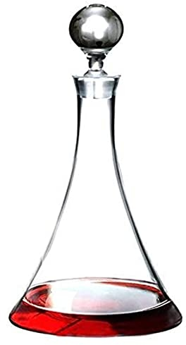 Aioneer Carafe à Whisky, Carafe à vin, Carafe à vin, Carafe en Verre de Cristal avec Bouchon, Bouteille de vin, séparateur de vin