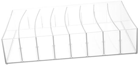 AUTSUPPL Desktop Makeup Organizer Box Mit Fächern Praktische Und Stilvolle Aufbewahrungslösung Für Kosmetik Große Kapazität Für Schlafzimmer Und Badezimmer Robustes Kunststoffmaterial