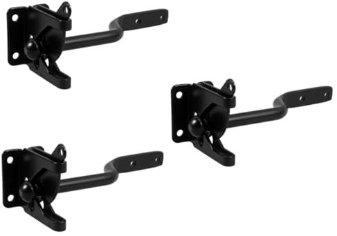 ULTECHNOVO 3stücke Torverschluss Außenbereich Robuster Und Langlebiger Riegel Für Holzzäune Stabiler Verriegelungsmechanismus Für Gartentore Und Außenzäune