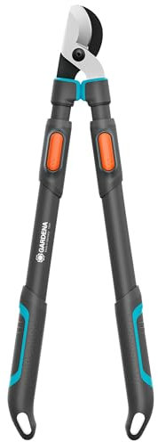 Gardena TeleCut Pro L, cesoie telescopiche per rami per legno fresco fino a 50 mm, estensibili fino a 900 mm, lame rettificate di precisione, PowerCoating per tagli puliti (12041-88)