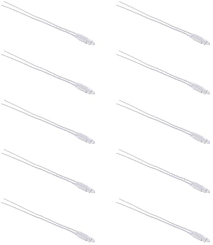 10x Luce di cortesia bianca, spia colorata per moduli basculanti, Compatibile Con BTicino Living, frutti, interruttori, pulsanti, deviatori, dimmer, sensori, Per Placche originali e compatibili