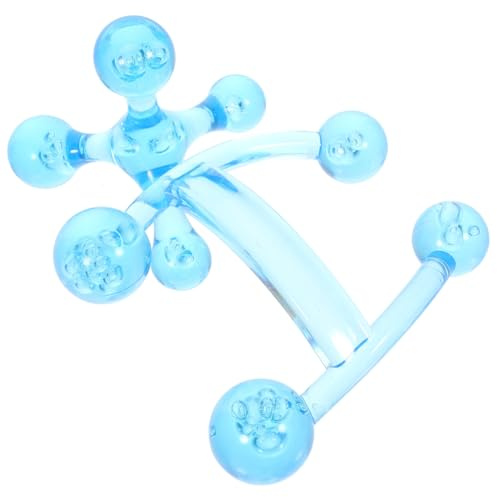 Manuelles Massagegerät 2 Stück, Tragbares Körpermassagegerät aus Pvc | Komfortabler Griff, Leichtes Design, Entspannende Nutzung, für Zuhause und Schreibtisch, Blau