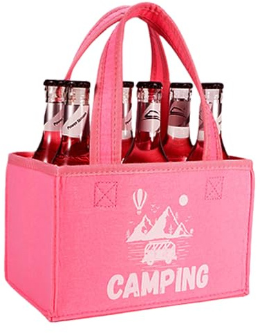 trabag Camping Geschenke, Frauen Handtasche Bier, Bier Geschenke für Frauen, Ideal für Bierliebhaber, Reisen, Camping Zubehör, Grillen, Biertransport