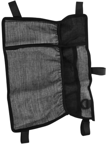 DECORNIJIA Rollstuhltasche Seitlich aus Langlebigem Oxford Wasserabweisend mit Verstellbaren Gurten Großer Organizer mit Getränkehalter Praktische Aufbewahrung für Scooter und Senioren Bequem