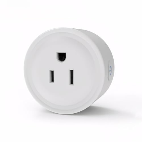 Mengshen Smart Plug Home WiFi Outlet with App Remote Control Compatible with Alexa & Google Home Smart Socket with Timer Function 16A 2.4GHz WiFi Only No Hub Required