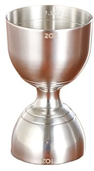 Cocktail Messbecher Bar Bell Jigger Cocktail, Edelstahl, kommerziell, 2 Unzen. / 1oz. Messbecher, Bar-Werkzeuge, Bar-Zubehör