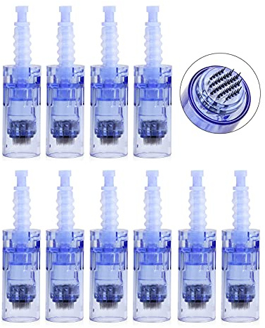 Nålar till Dermapen Dr.Pen Ultima A6, nålpatroner, microneedling, 12 stift/36 stift/runda nano-nålpatroner, spetsar, Derma pen (36 nålar, 10 st)