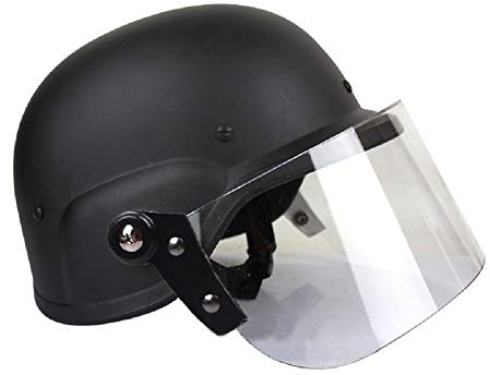 Casco tattico SWAT M88 Casco USMC Airsoft Shooting CS Casco protettivo classico Paintball con PC Goggles Protective-BK