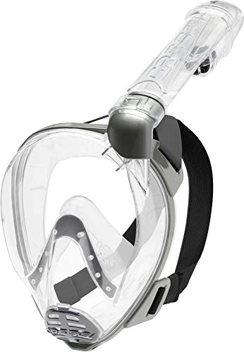 Cressi Baron Full FACE MASK Clear/Aquamarine S/M