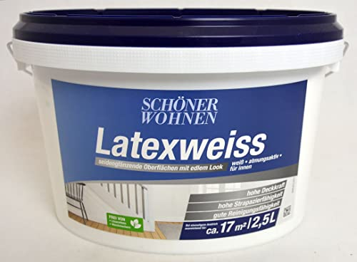 Latexweiss seidenglänzend 2,5 l Schöner Wohnen