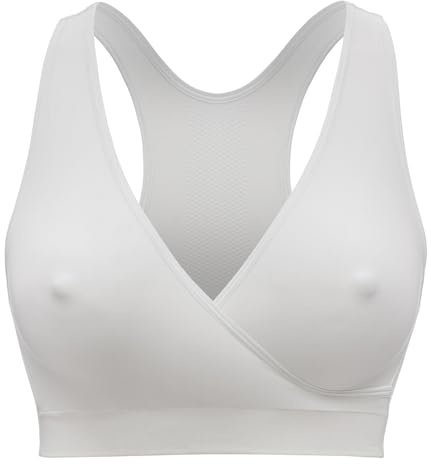 Medela Reggiseno Keep Cool Sleep per Gravidanza e Allattamento Senza Cuciture con Zona Traspirante sul Retro e Tessuto Morbido al Tatto