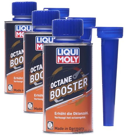 Liqui Moly Octane Booster | 200 ml | Benzinadditiv | Art.-Nr.: 21280 (Packung mit 3)