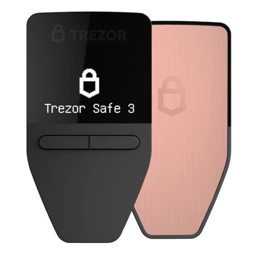 Trezor Safe 3 - Cartera de Hardware Criptográfico Protegida con Elemento Seguro - Compre, Almacene y Administre Activos Digitales de Forma Sencilla y Segura (Galactic Rose)