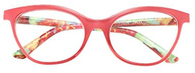 LXZSMH Occhiali da Lettura, Occhiali da Lettura Cateye, Occhiali Rossi, Occhiali magnetici Clic, Designer da Donna, Affaticamento degli Occhi Leggero (Colore : Red, Dimensioni : 2.0)