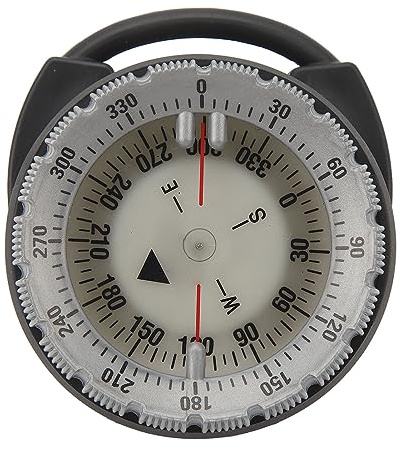 Professional 50M Scuba Compass, Waterproof Dive Wrist Compass for Outdoor Sports Diving, Sailing, Hiking, Survival Emergency Water Sports (SluffsN1HBu6-12)