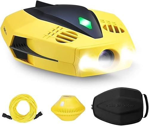 G camolech Professional Chasing Dory 4800mAh Portable Underwater Drone 1080p HD Camera for Real Time Viewing, APP Remote Control 49 ft Tether, Underwater ROV (Dory Professional Add RC)