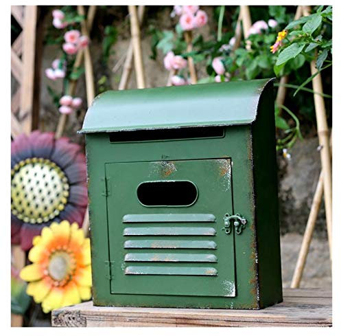 Letterboxes Retro Wall Decoration Gardening Decoration Fence Courtyard Garden Wall Outdoor Wall-Mounted Postbox