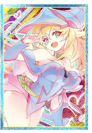 Holografische Sammelkartenhüllen für YGO, japanische Größe, Anime-Druckkartenhüllen, 63 x 90 mm, 50 Stück