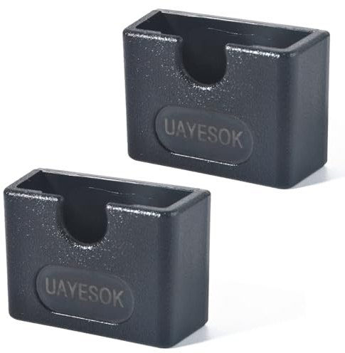 UAYESOK Funkgerät Halterung Auto, Radio Mikrofon Halter, CB Funk Mikrofonhalterung mit 3M Klebefolie Universell für Motorola Baofeng Kenwood Yaesu Midland Quansheng (Schwarz, 2)