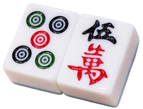 Mah Jong Mah Jong Chinese Mahjong 144 Traditionella Kinesiska Mahjong-spel Som Lämpar Sig For Resor Och Sammankomster Mahjong Spel(40mm)