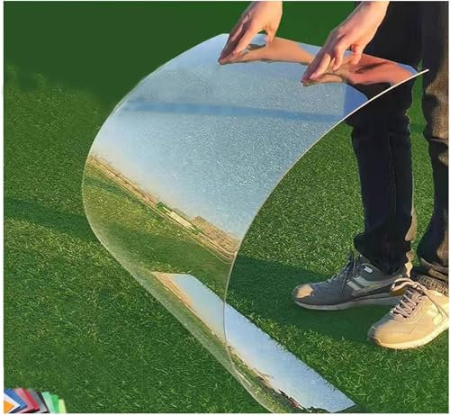 Panneau de toit en polycarbonate résistant aux chocs 1,5 mm pour jardin, abris d'auto, jardins d'hiver, facile à couper, résistant aux UV, durable