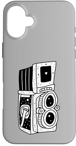 Cámara de fotos analógica retro Carcasa para iPhone 16 Plus