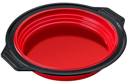 PENCHEAK Vassoio per muffin in silicone antiaderente per 12 o 6 tazze, design pieghevole per torte e pane a casa per principianti