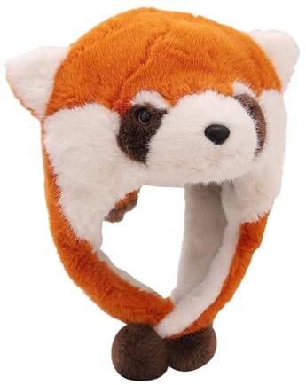 Wintermütze für Kinder – für den Kopf in -Form, Plüschmütze, Tiermütze, für Damen, Mädchen, Teenager, Cosplay, Alltag, Party, Outdoor, Wetter