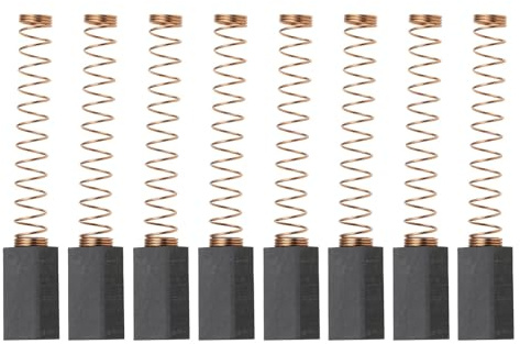 VGOL Juego de 4 Pares de Escobillas de Carbón Compatible con Festool RTS 400 EQ Motor de Lijadora Eléctrica Escobillas de Repuesto de 15 X 8 X 5 Mm