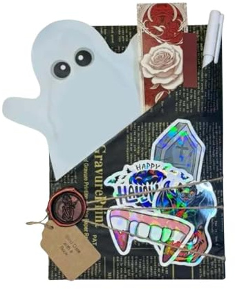 Livre Surprise et Rendez-Vous à l'Aveugle Carte de Fête Halloween Faite