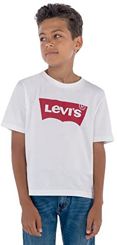 Levi's Lvb Batwing Tee, T-shirt Bambini e ragazzi, Bianco (White), 10 anni
