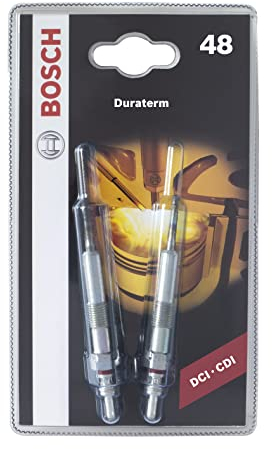Bosch 0250403902 (48) - Glow plug Duraterm High Speed - Blister - pack of 2 - for Diesel Engine Vehicles