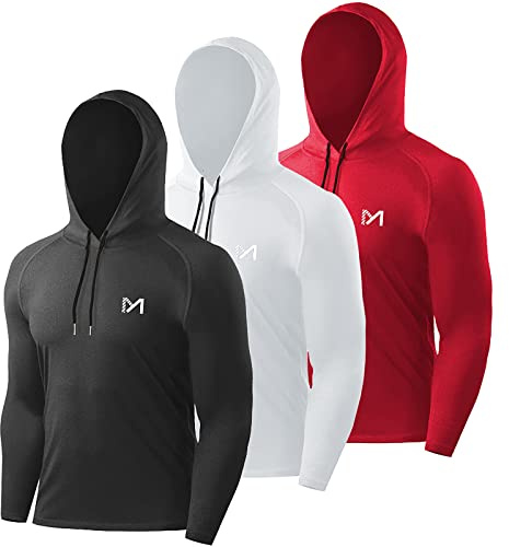MEETYOO Sporttröja för män, funktionell tröja Långärmad löpartröja för män Fitness-tröja Andningsbara T-tröjor för löpning Gym Jogging