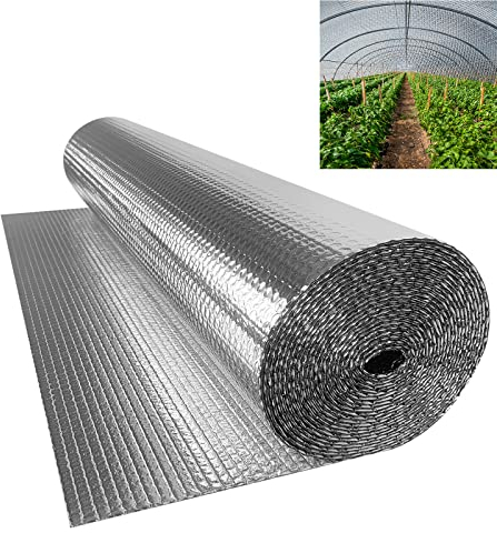 YRHome Pellicola isolante riflettente, 10 ㎡, 1 x 10 m, termosifone, spessore 3-4 mm