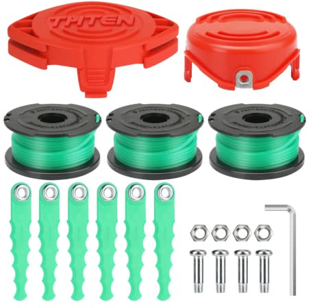 THTEN SF-080 Trimmer Blades Head Replacement Spool 20Ft 0.080 Compatible with Black & Decker GH3000 LST540 GH3000R LST540B Line String Trimmer 20 Pack